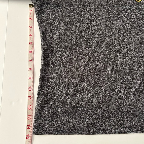 Joe Boxer Heather Grey/Black Pullover Hoodie with smiley face long Sleeves - S - Picture 10 of 10